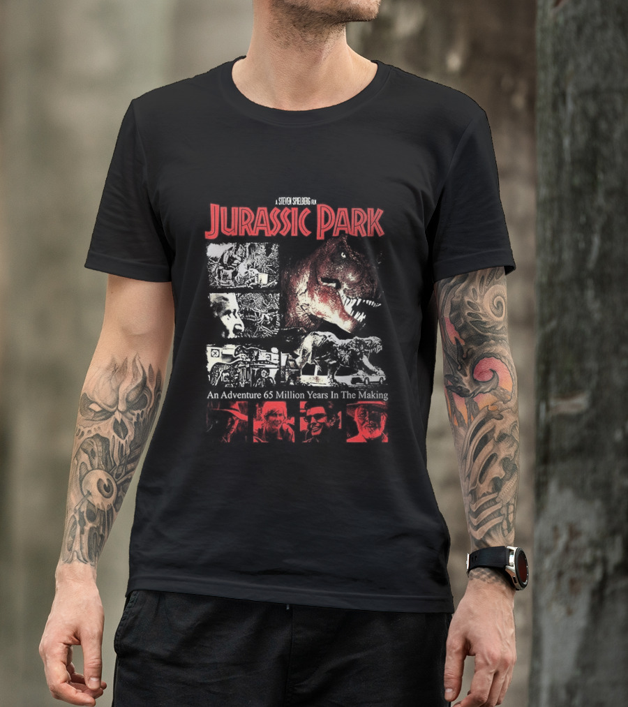 Jurassic Park Adventure 65 Million Years In The Making 1993 T-Shirt