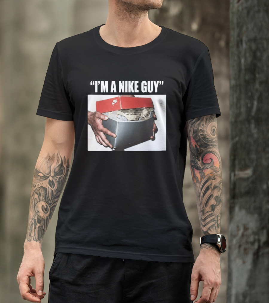 LeBron James Nike Air Cash Sneaker Box T-Shirt
