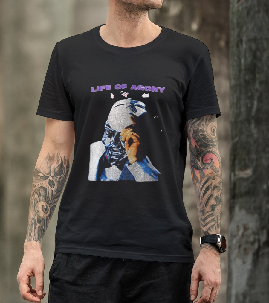 Life Of Agony Ugly Masked Face T-Shirt
