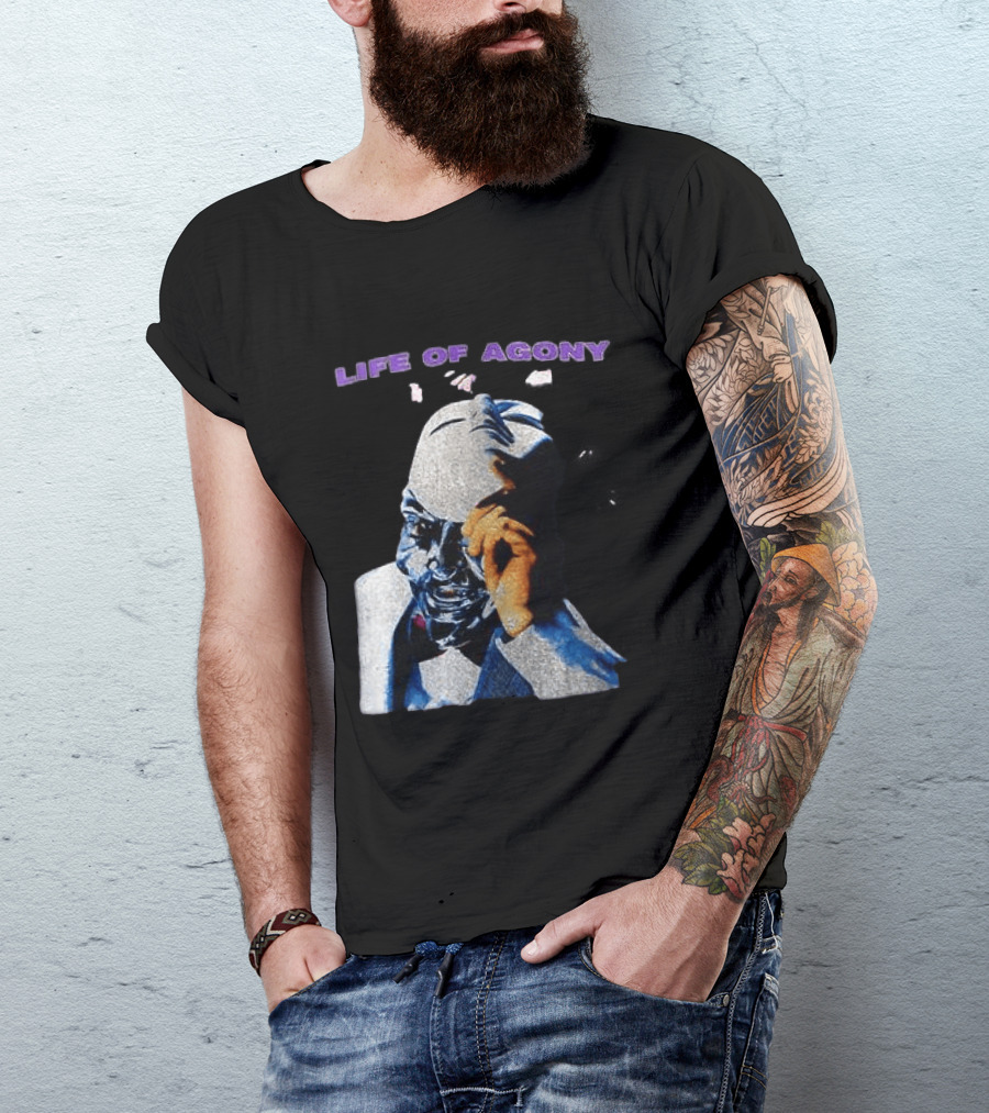 Life Of Agony Ugly Masked Face T-Shirt