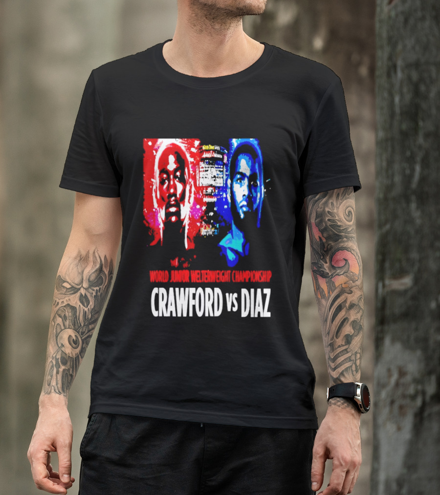 Crawford Vs Diaz World Junior Welterweight Championship Boxing T-Shirt