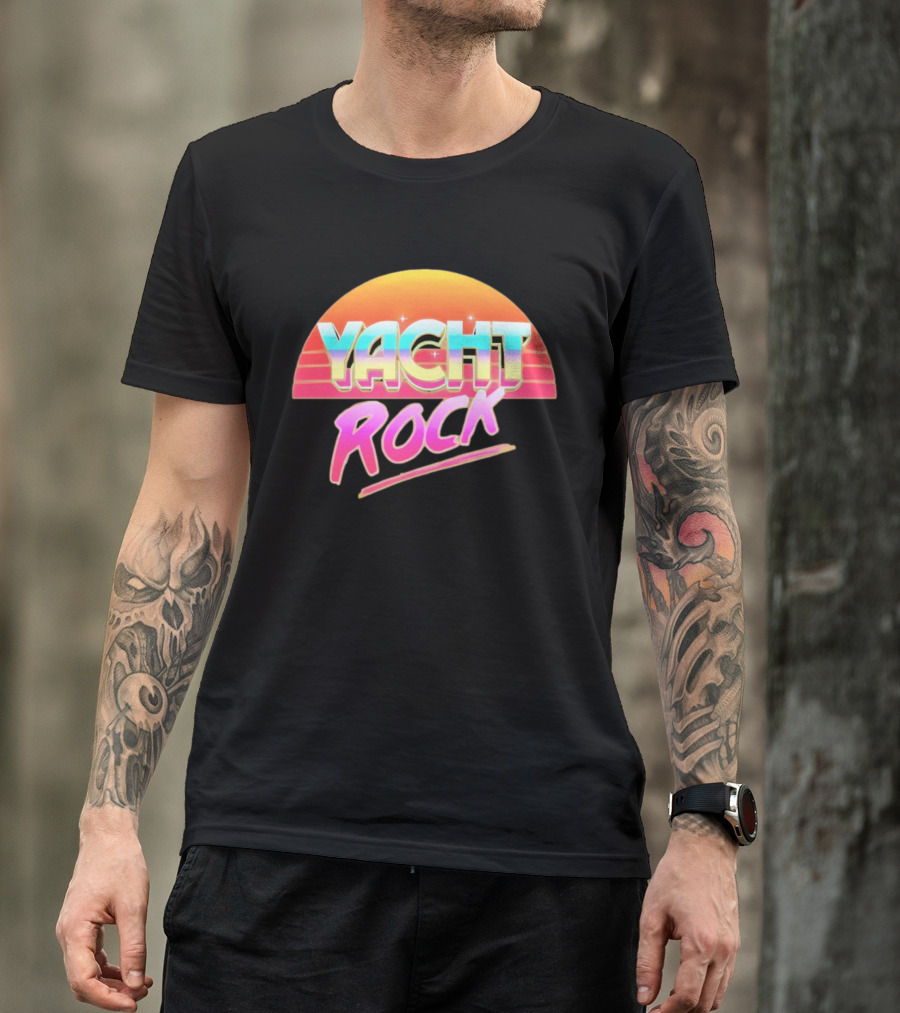 Yacht Rock Sunset Retro Vibes T-Shirt