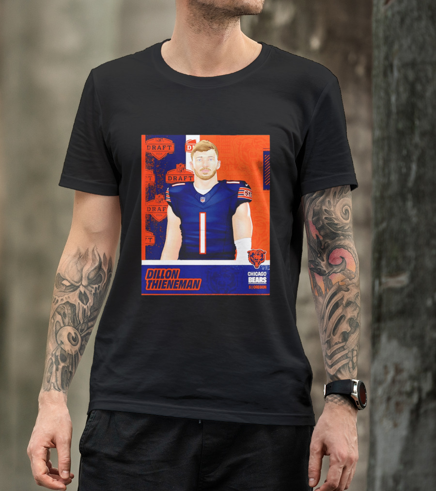 NFL 2026 Draft Chicago Bears Dillon Thieneman Oregon T-Shirt