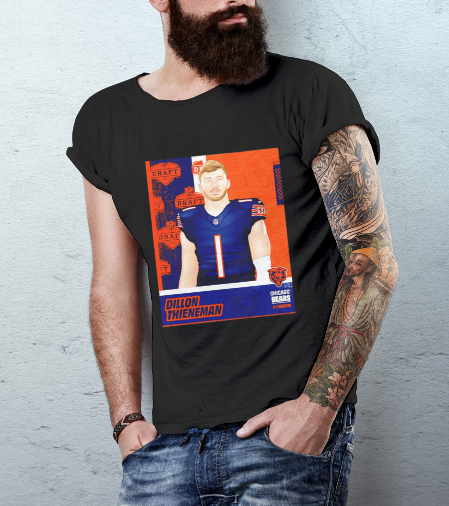 NFL 2026 Draft Chicago Bears Dillon Thieneman Oregon T-Shirt