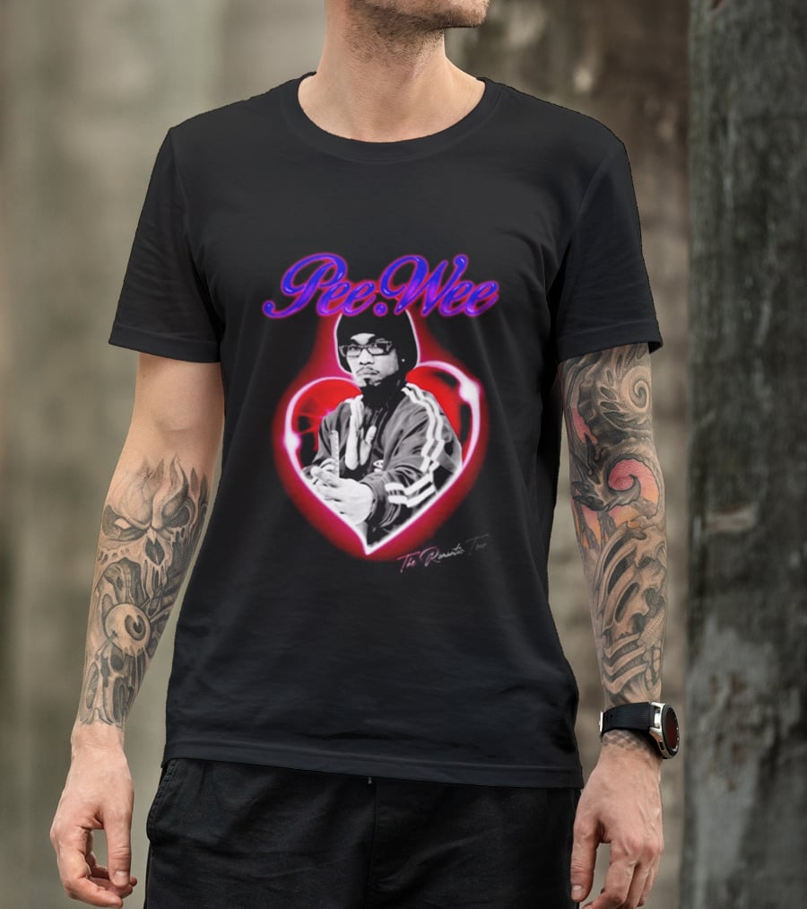 Pee Wee Heart Tour 2026 Anderson Paak Live Performance T-Shirt