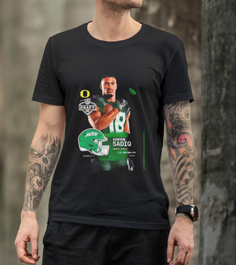 Kenyon Sadiq 2026 NFL Draft Round 1 Pick 16 New York Jets T-Shirt