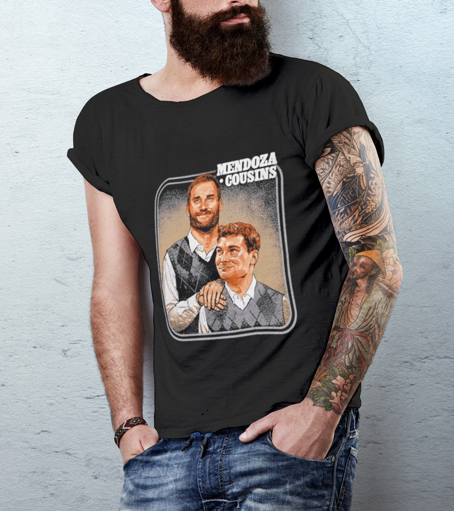 Mendoza Cousins Duo Sweater Vest Pairing T-Shirt