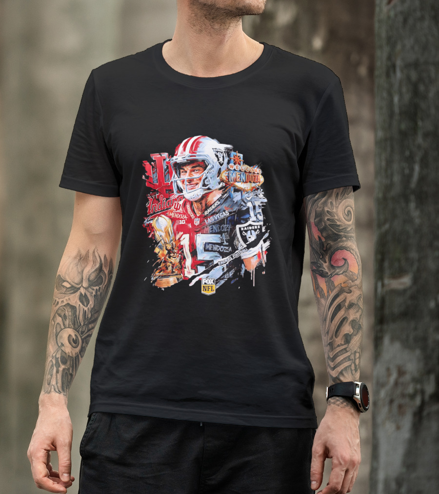Las Vegas Raiders Welcome Fernando Mendoza Indiana Hoosiers NFL Raiders Football T-Shirt