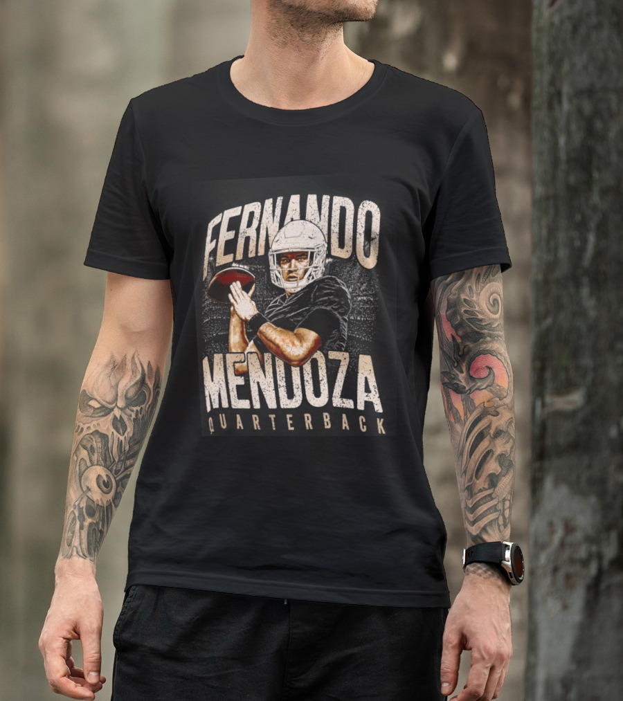 Fernando Mendoza Las Vegas Raiders Quarterback 2026 Draft T-Shirt