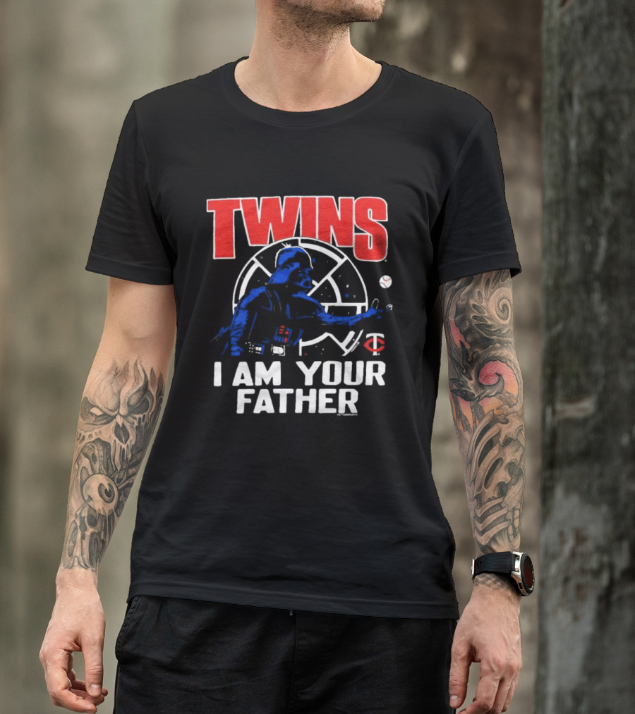 Star Wars Twins I Am Your Father Baseball T-Shirt