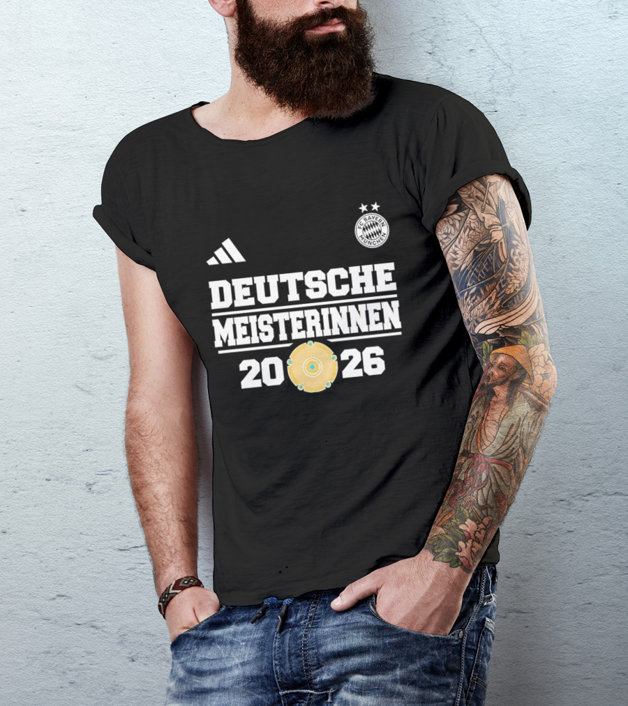 FC Bayern Munich Deutsche Meisterinnen 2026 T-Shirt
