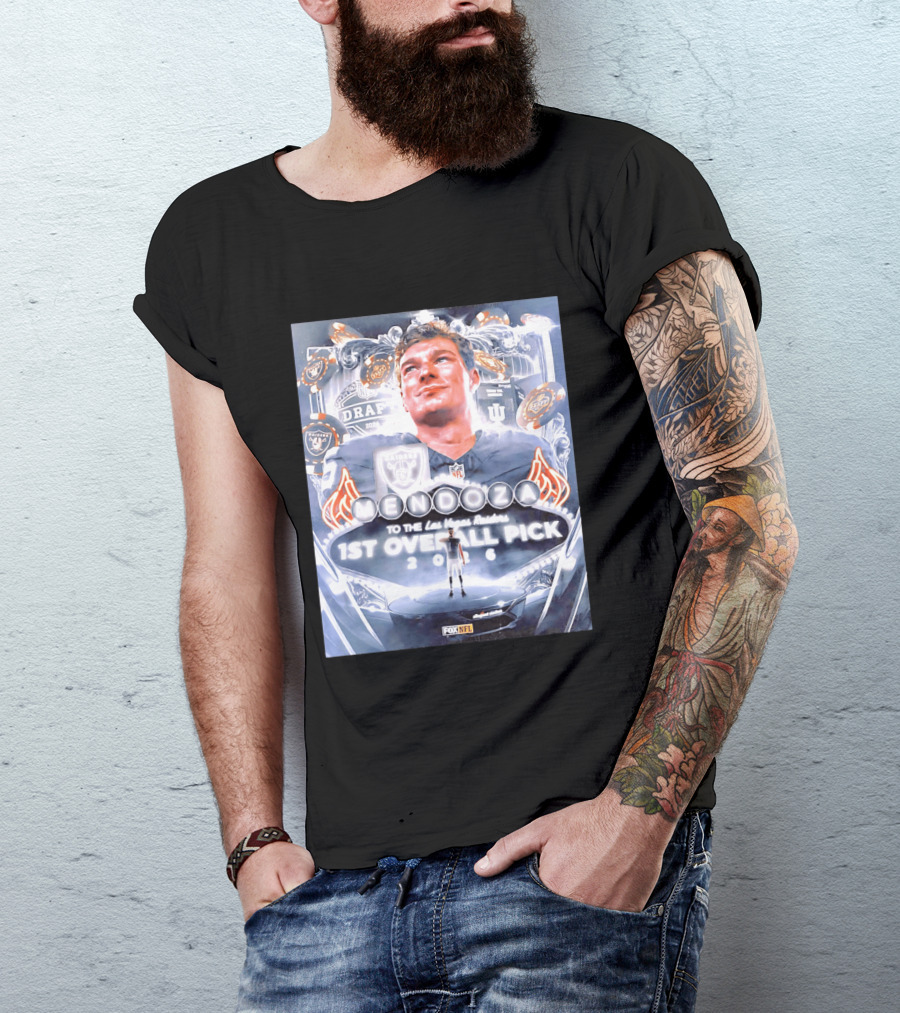 Fernando Mendoza Las Vegas Raiders 1st Overall Pick 2026 NFL Draft Fox Sports T-Shirt