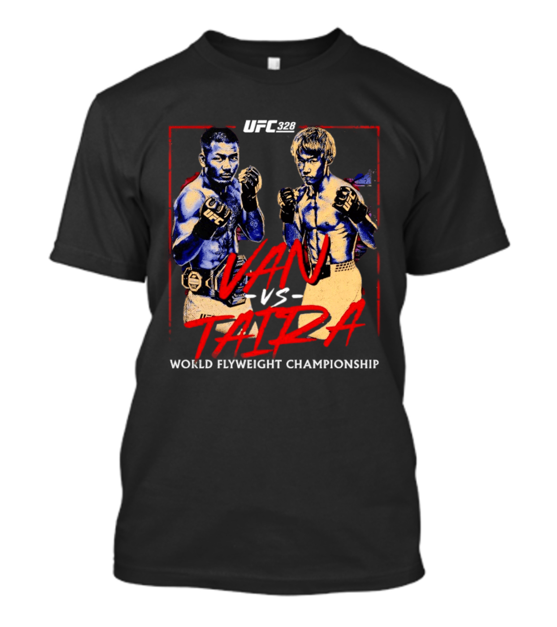 UFC 328 Van Vs Taira Match Up MMA Showdown T-Shirt
