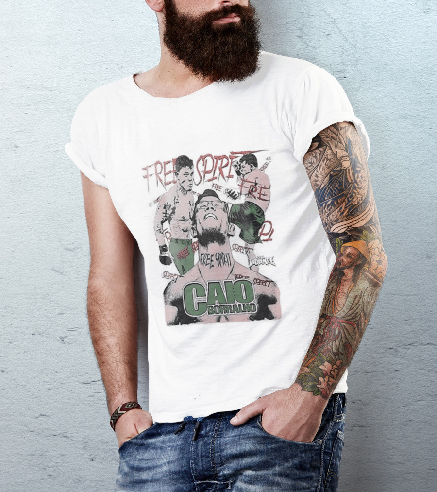 Caio Borralho Free Spirit MMA Fighter Full Violence T-Shirt