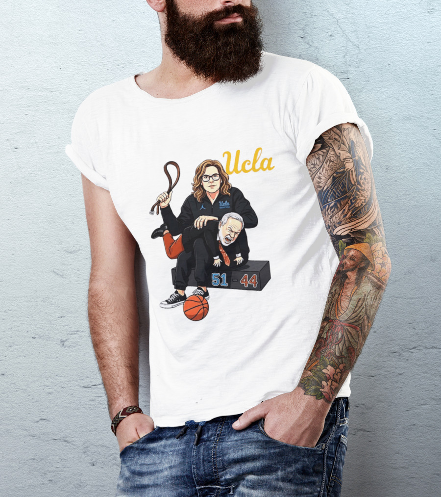UCLA Bruins Cori Close Vs Vic Schaefer Texas Longhorns 2026 Women's NCAA Tournament Score 51 44 T-Shirt