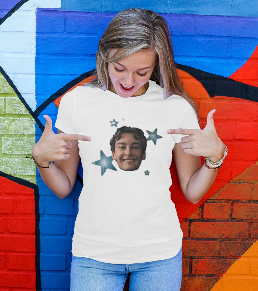 George Sixty Three Starry Smiling Face T-Shirt