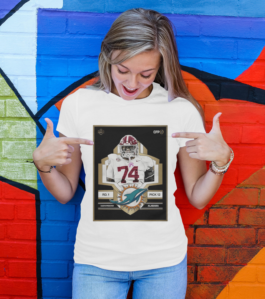 Kadyn Proctor Alabama Crimson Tide Pick 12 Draft 2026 T-Shirt