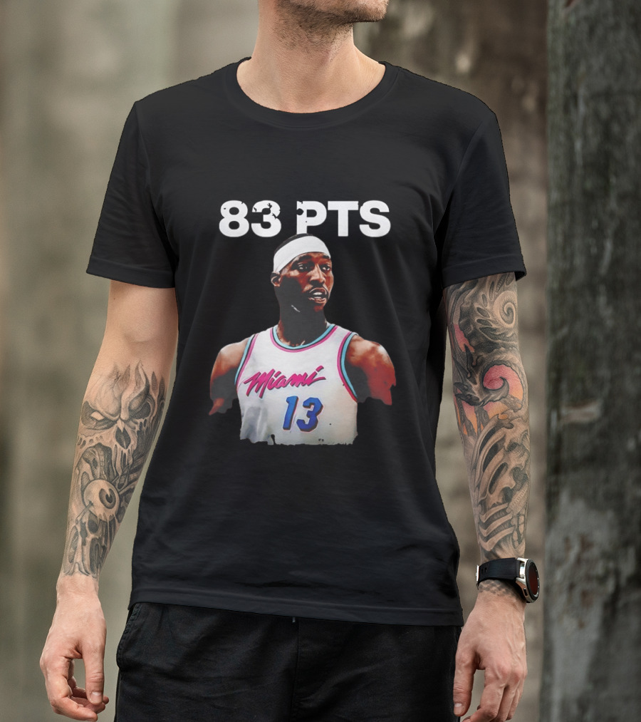 Bam Adebayo 83 PTS Miami 13 T-Shirt