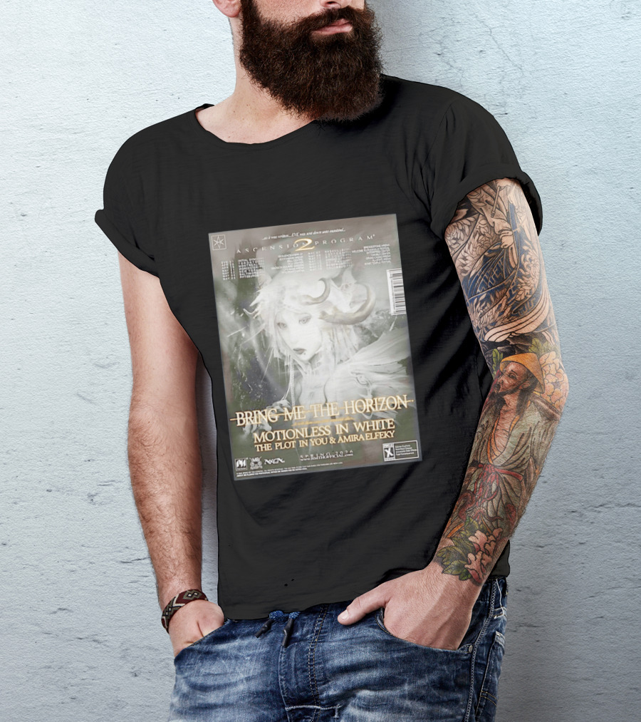 Bring Me The Horizon Ascension Program 2026 North America Tour Motionless In White The Plot In You Amira Elfeky Spring Dates T-Shirt