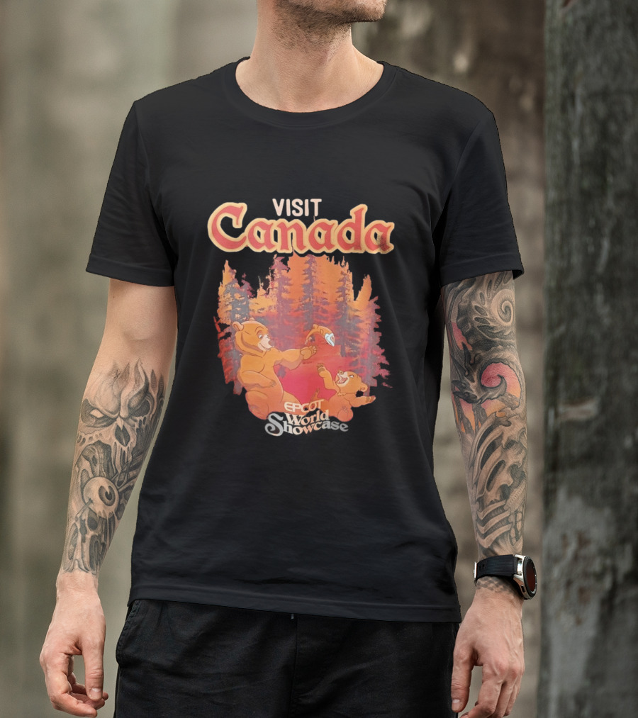 Visit Canada Kenai And Koda Epcot World Showcase T-Shirt
