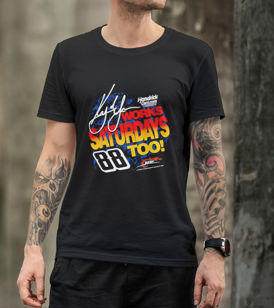 Kyle Larson JR Motorsports Saturdays Too No 88 Chevrolet Camaro SS T-Shirt