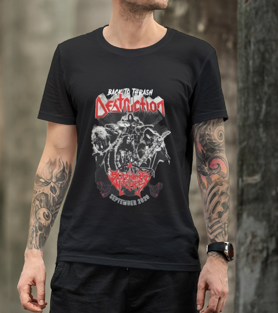Back To Thrash Destruction Burning Witches September 2020 T-Shirt