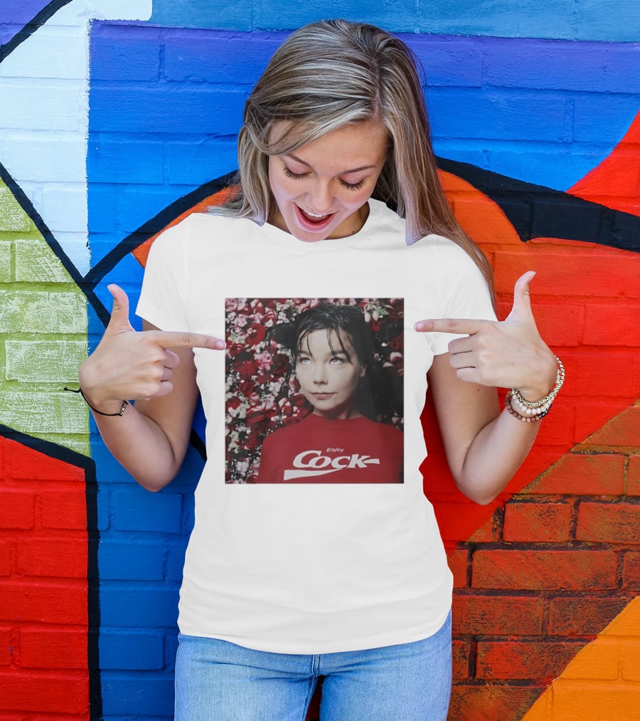 Bjork Enjoy Cock Vintage Inspired 2023 Floral T-Shirt