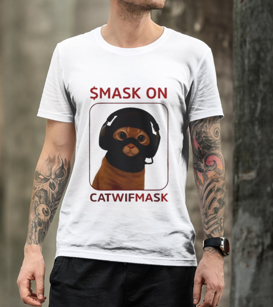 $Mask On Catwifmask T-Shirt