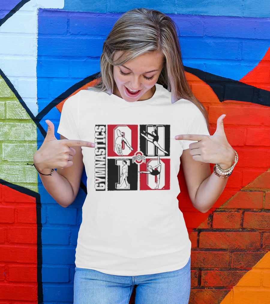 Ohio State Buckeyes Gymnastics OHIO Athlete T-Shirt