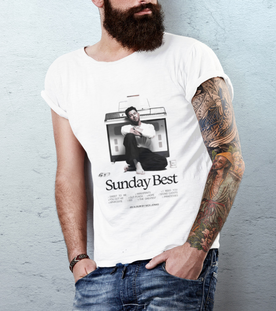 Sunday Best Nick Jonas Tracklist T-Shirt