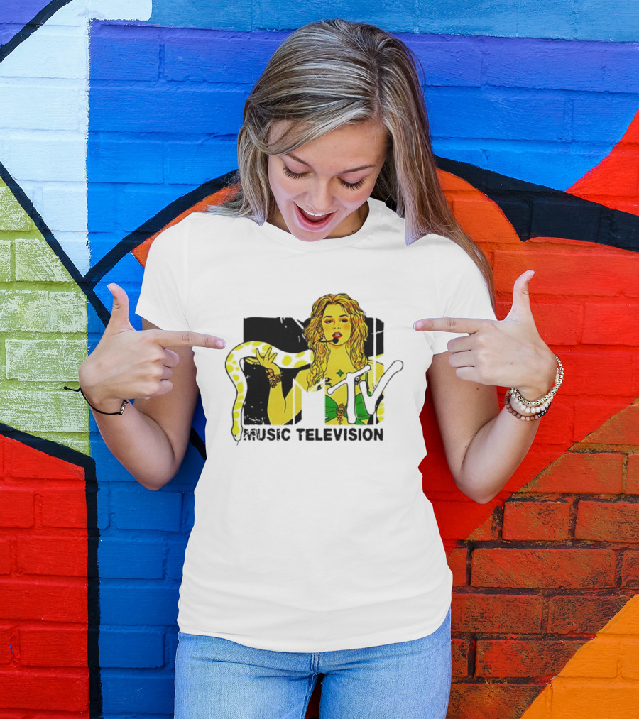 Britney Spears MTV Music Television Snake T-Shirt
