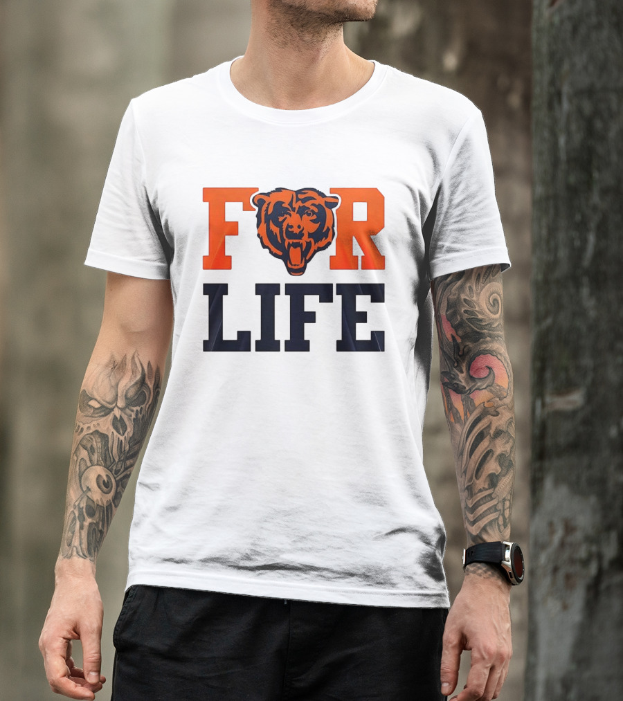 Chicago Bears I Bleed Blue And Orange For Life T-Shirt