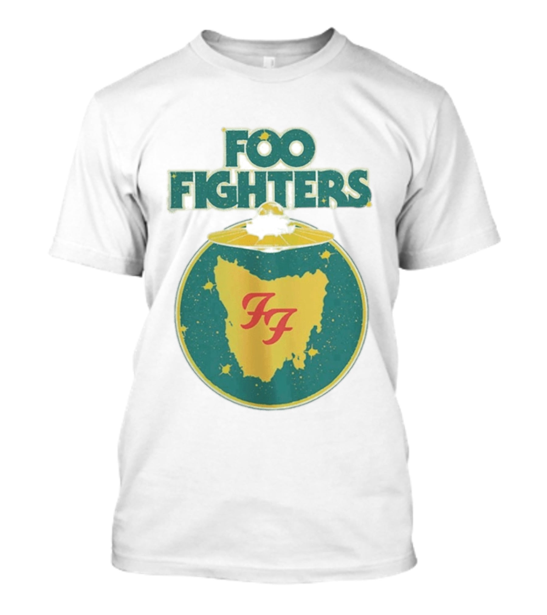 Foo Fighters Australia Tasmania 2026 Utas Stadium January 24 UFO Australia T-Shirt