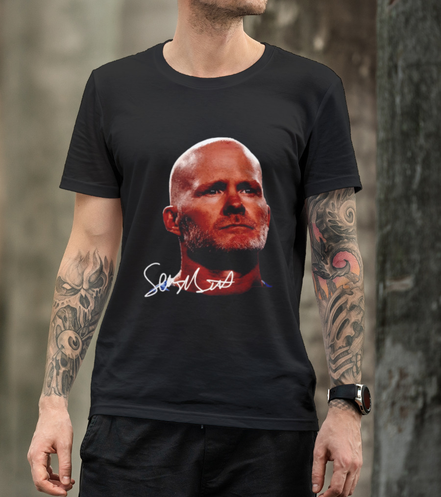 Sean McDermott Oversized Heavyweight Face Signature T-Shirt