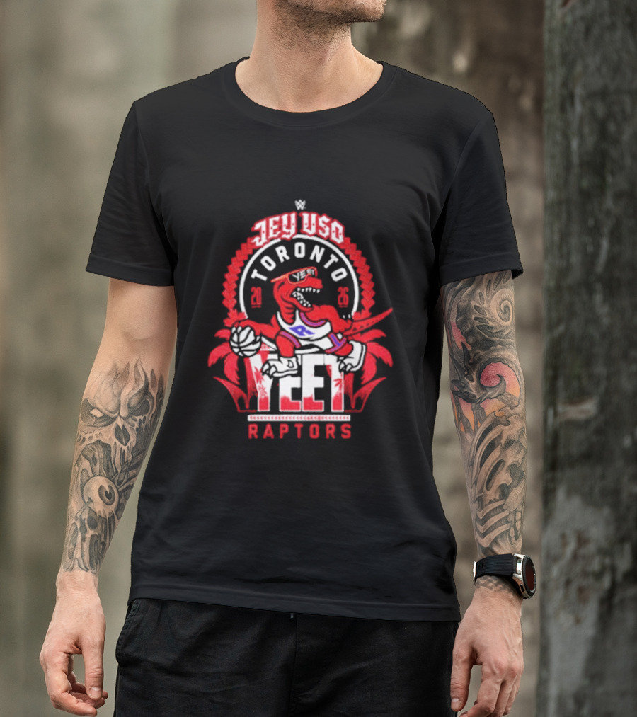 Jey Uso Toronto Raptors Yeet WWE T-Shirt