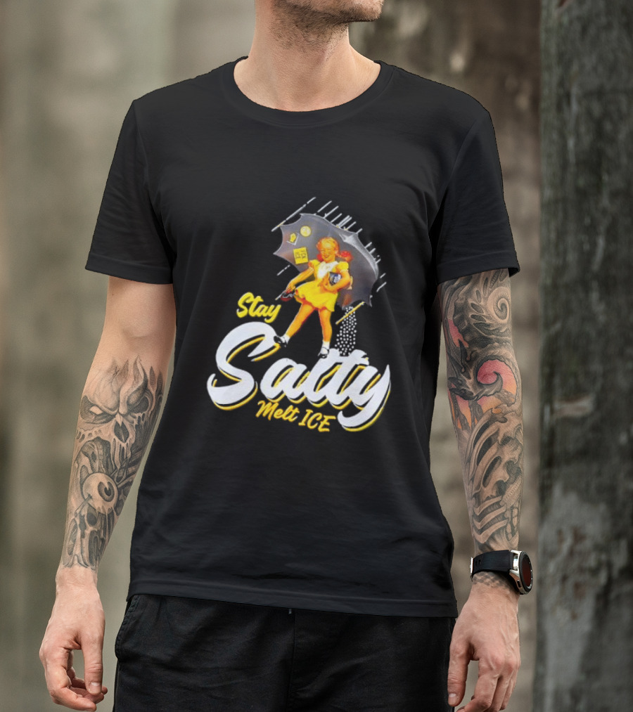 Stay Salty Melt Ice Umbrella Girl T-Shirt