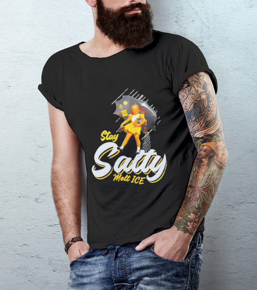Stay Salty Melt Ice Umbrella Girl T-Shirt