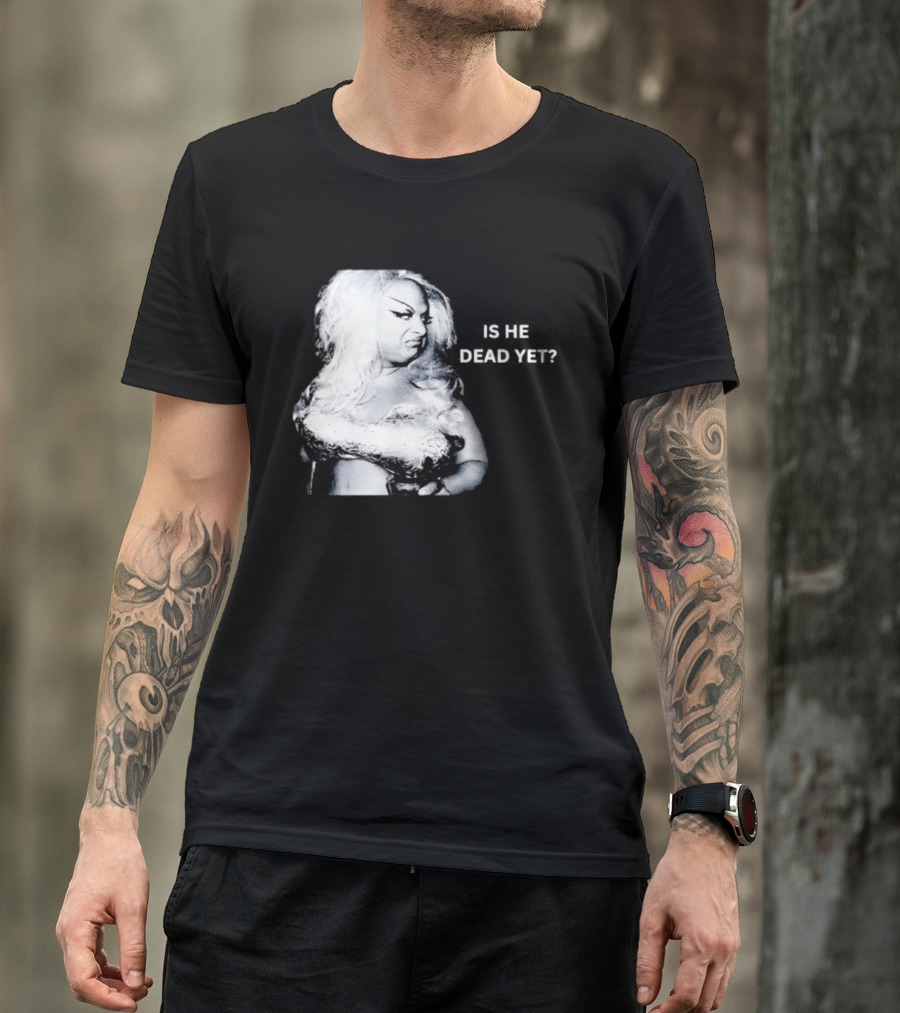 Is He Dead Yet Subtle FDT Protest T-Shirt