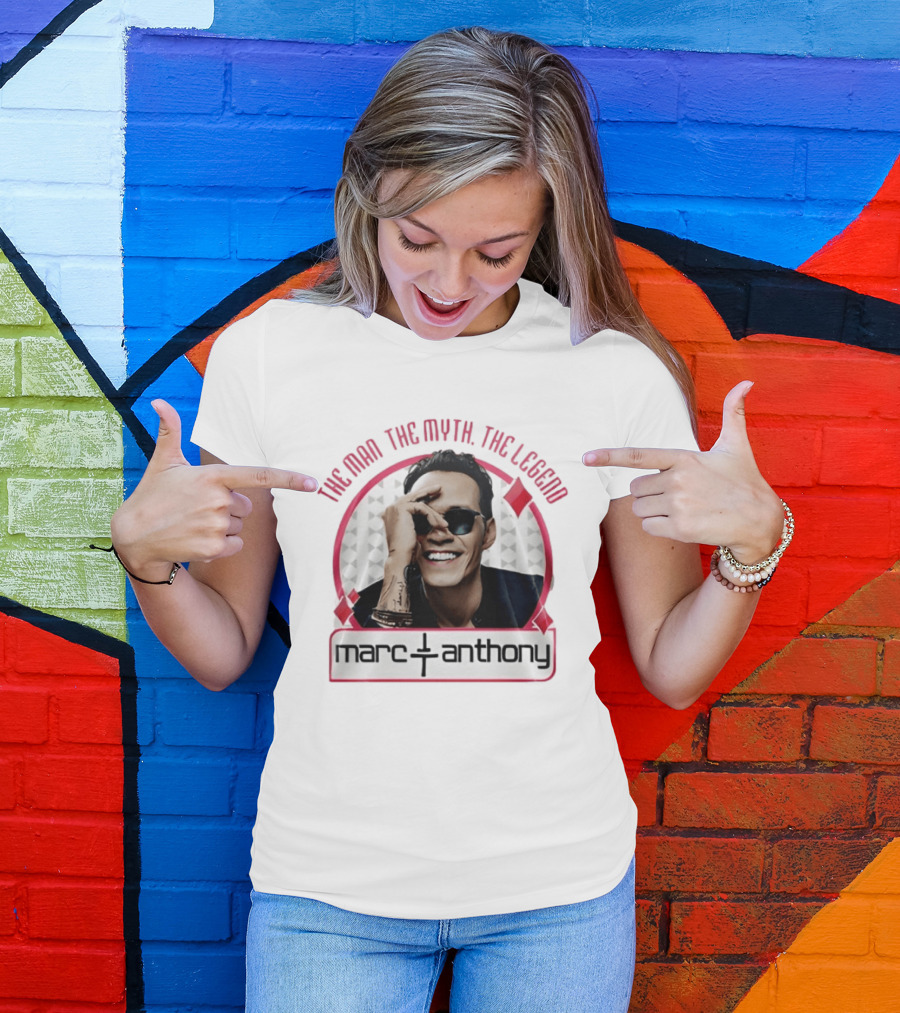 The Man The Myth The Legend Marc Anthony Vegas My Way Vivir Mi Vida 2026 T-Shirt