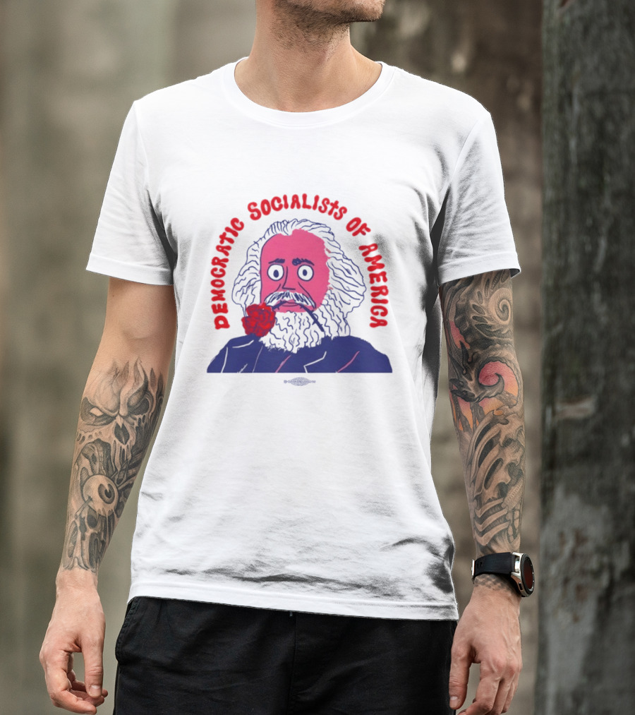 Democratic Socialists Of America Marx Rose T-Shirt