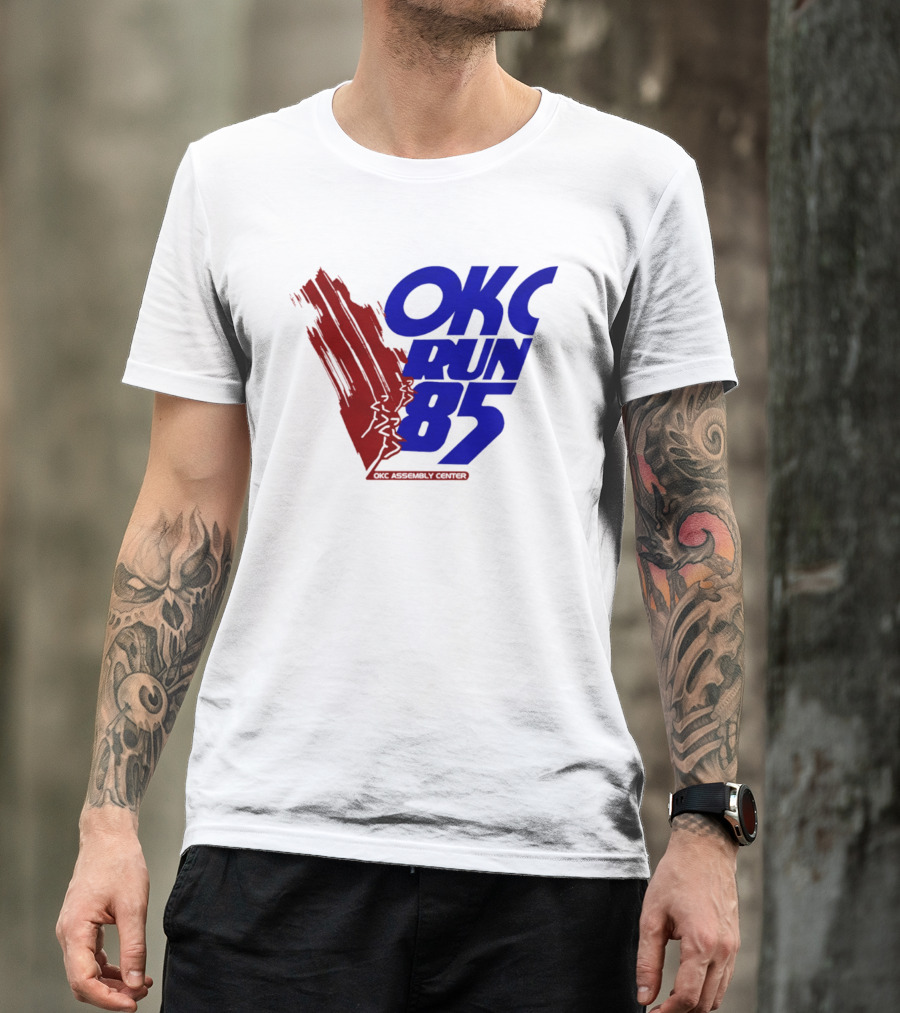 OKC Run 85 OKC Assembly Center Racing Event T-Shirt