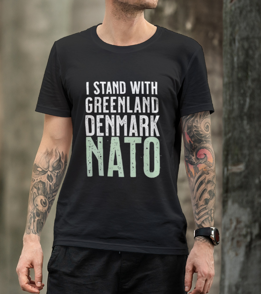 Comfort Colors I Stand With Greenland Denmark NATO Support T-Shirt