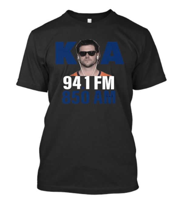 Jarrett Stidham KOA 94.1 FM 850 AM Denver Broncos T-Shirt