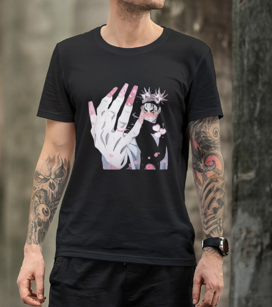 Nails Done Choso Aesthetic Floral Elements Anime T-Shirt
