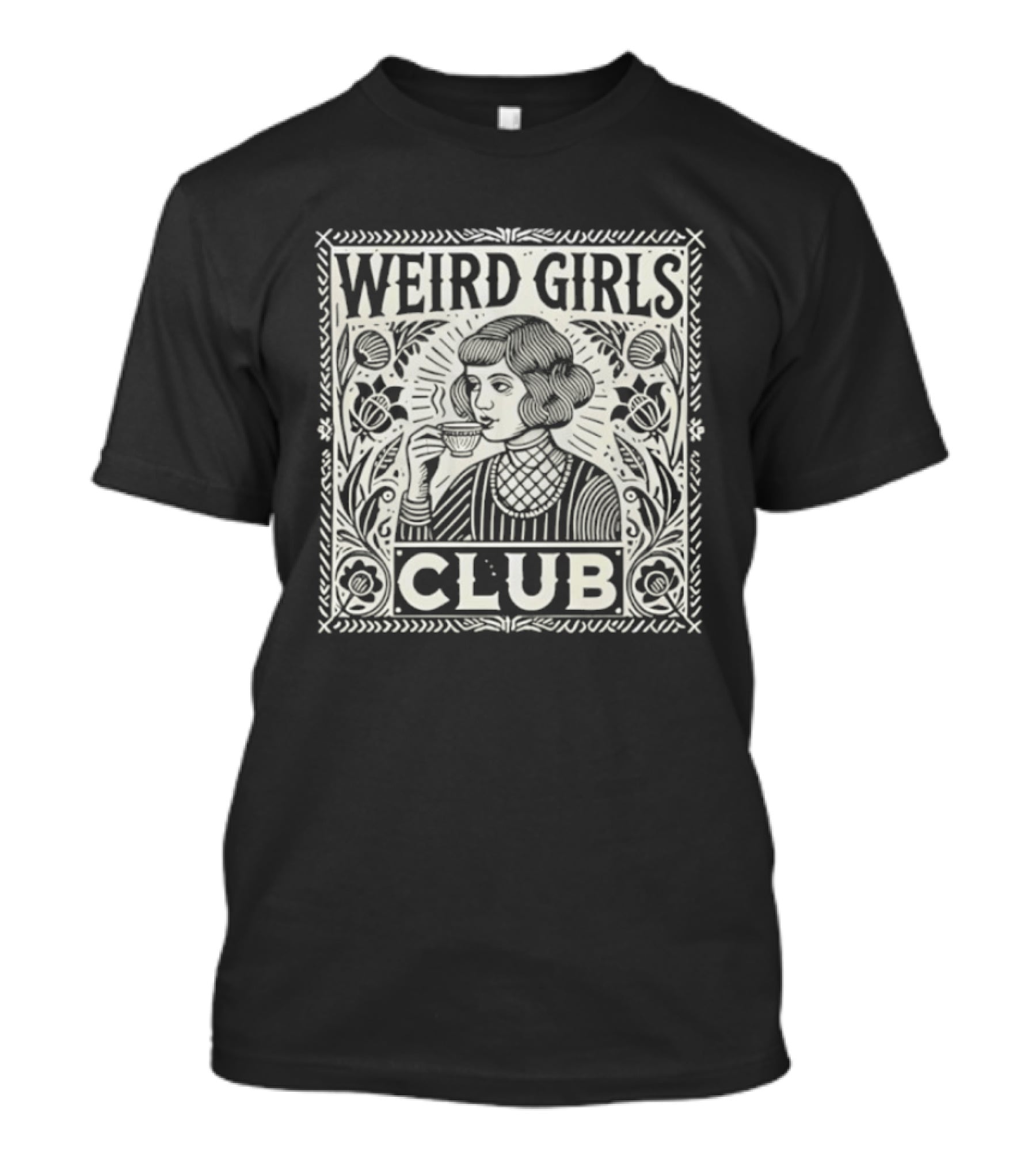 Weird Girls Club Vintage Aesthetic T-Shirt