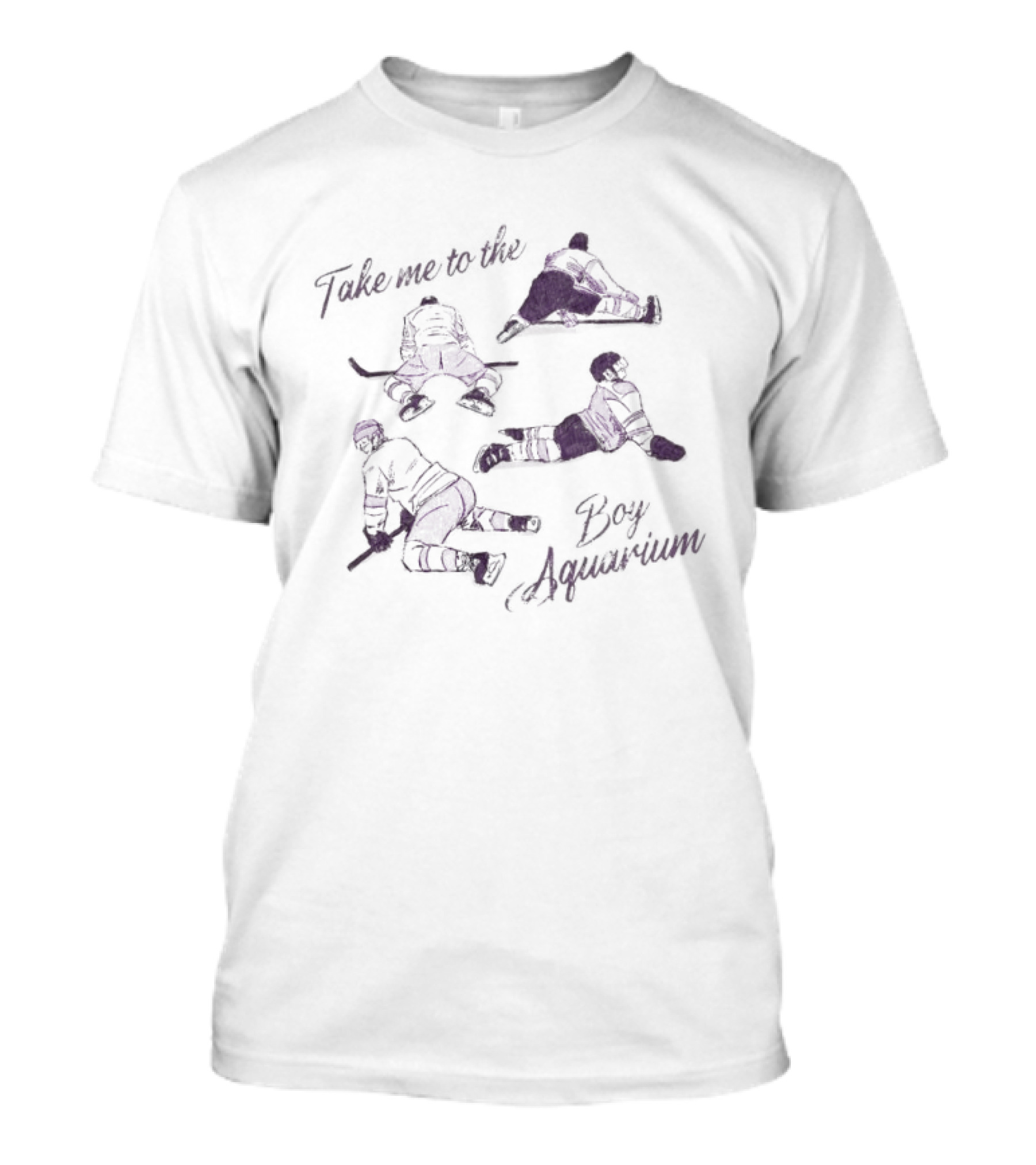 Take Me To The Boy Aquarium Hockey Players Spencer's T-Shirt