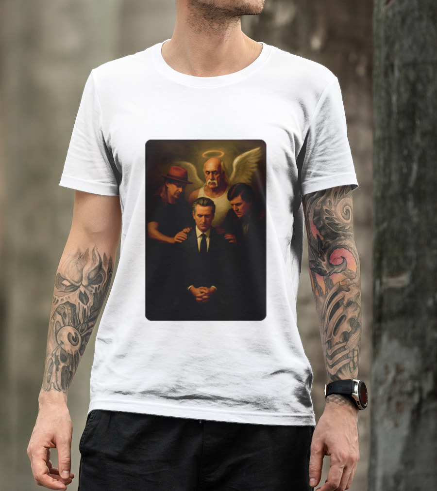 The Chosen One Gavin Newsom Angelic Gathering T-Shirt
