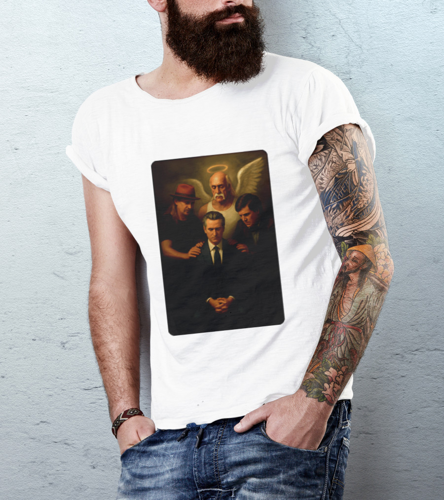 The Chosen One Gavin Newsom Angelic Gathering T-Shirt