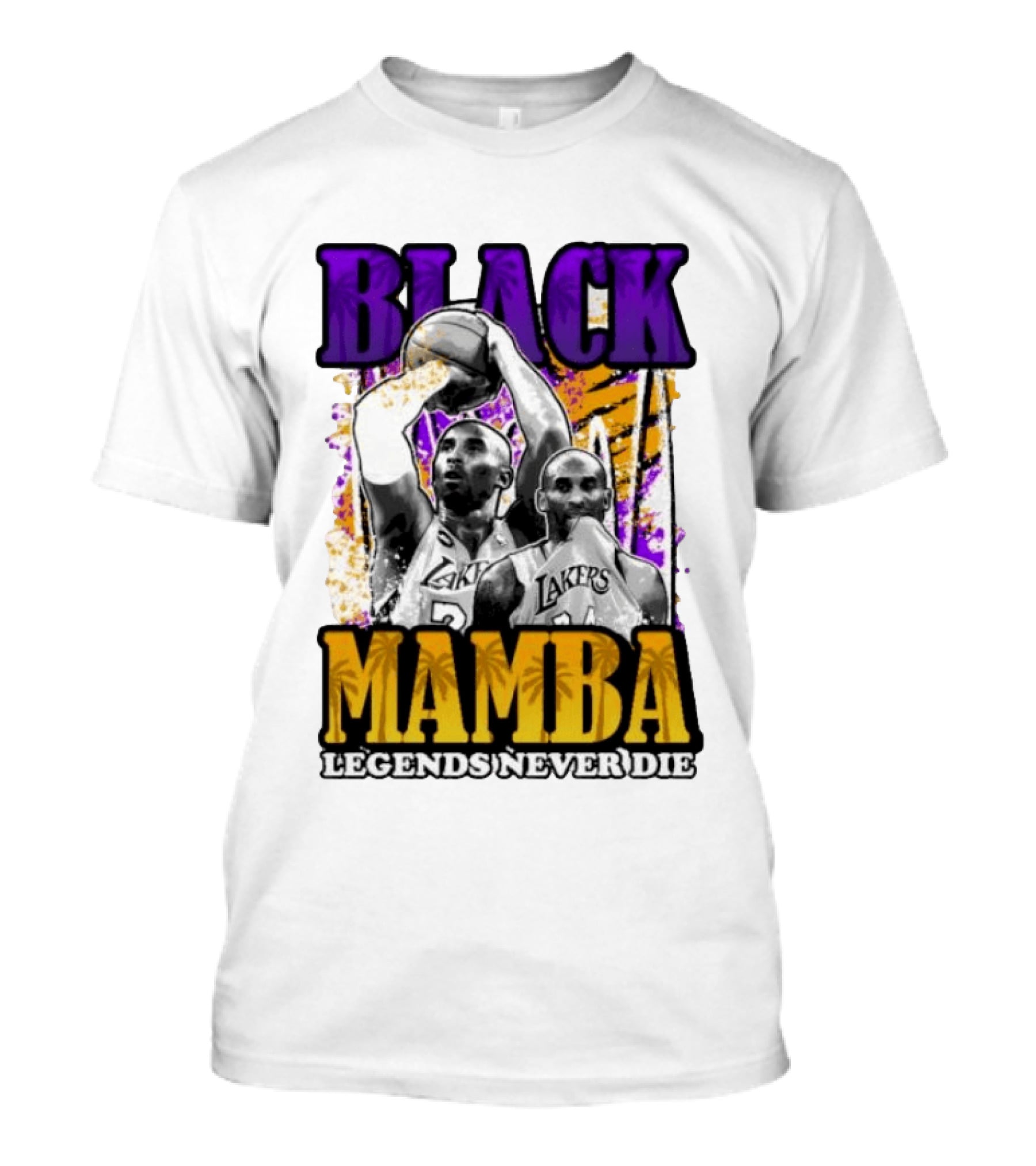 Black Mamba Lakers Legends Never Die T-Shirt