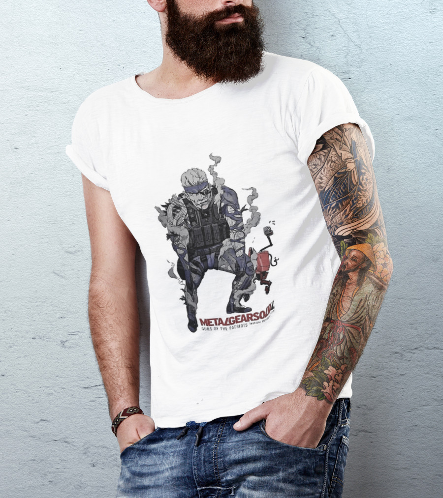 Metal Gear Solid 4 Guns Of The Patriots Tactical Espionage Action T-Shirt